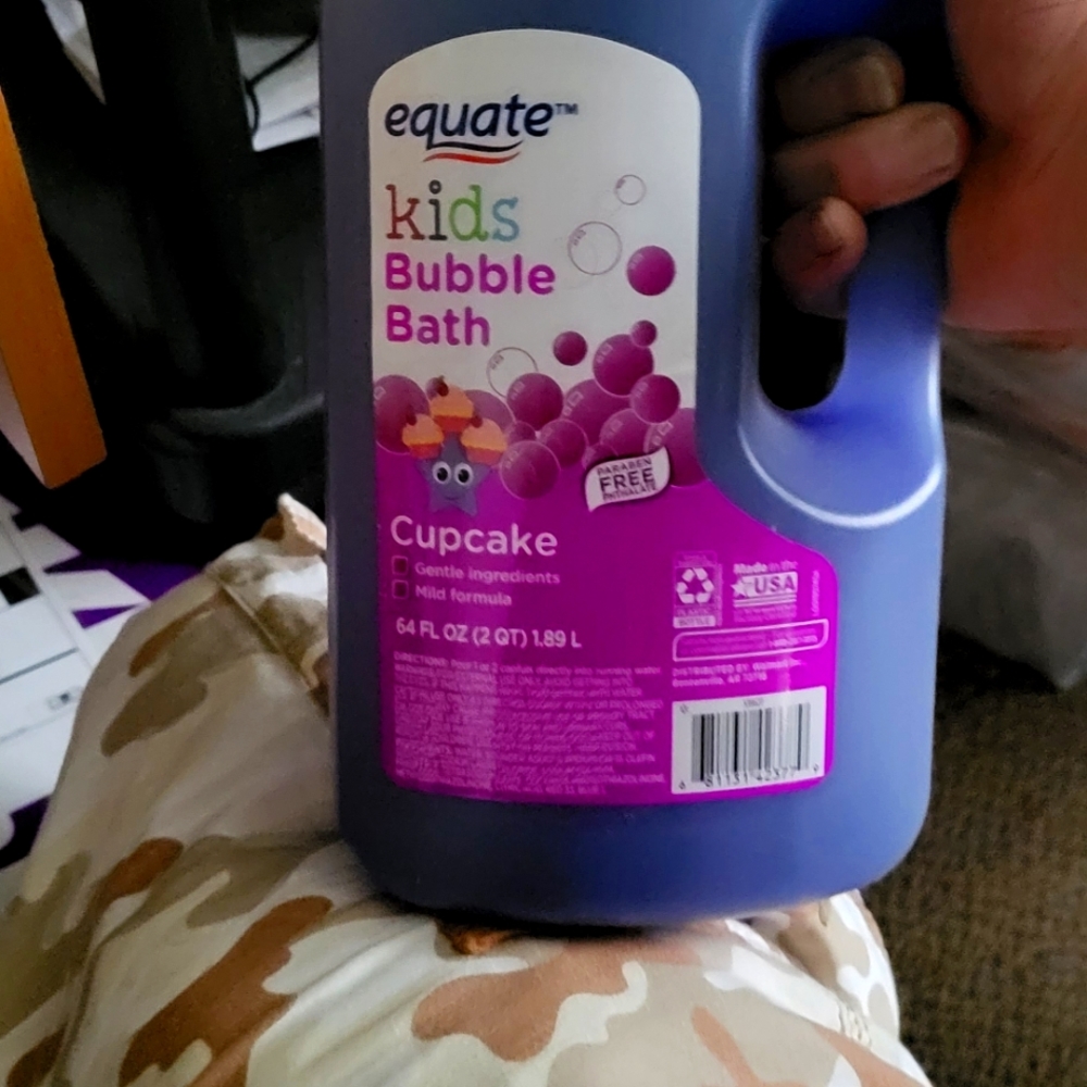 Equate kids bubble bath